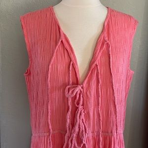 Little Tienda Sustainable Cotton Pink Dress